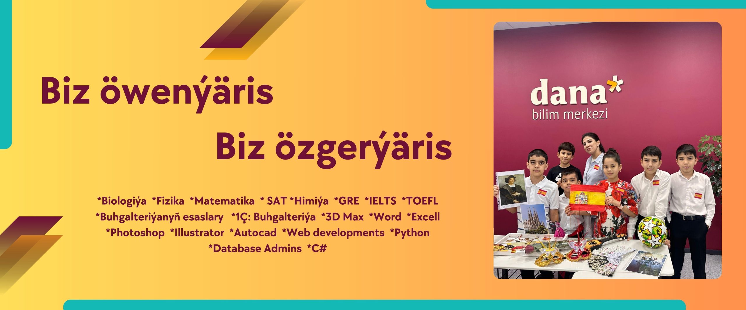 Biz öwenýäris Biz özgerýäris